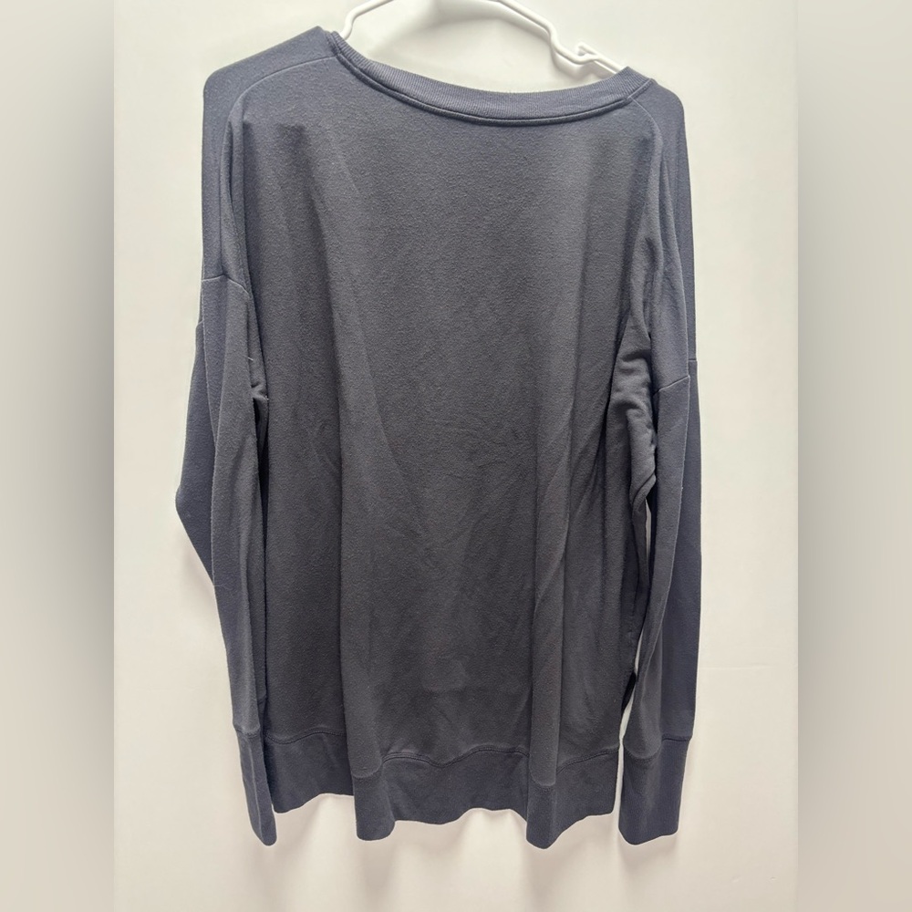 Athleta Coaster Luxe Pullover Dark Gray XL - Picture 5 of 5